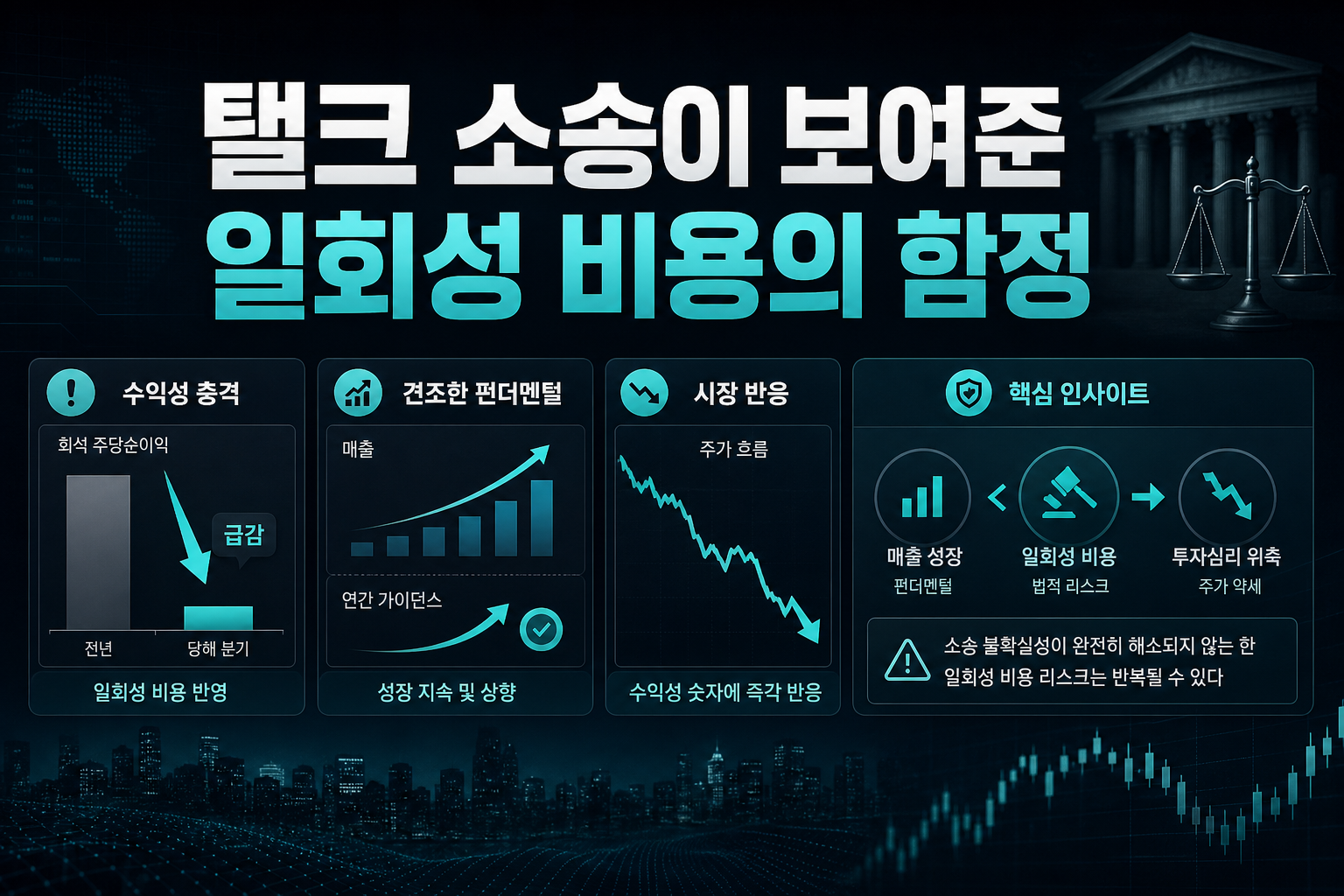 탤크 소송이 보여준 일회성 비용의 함정