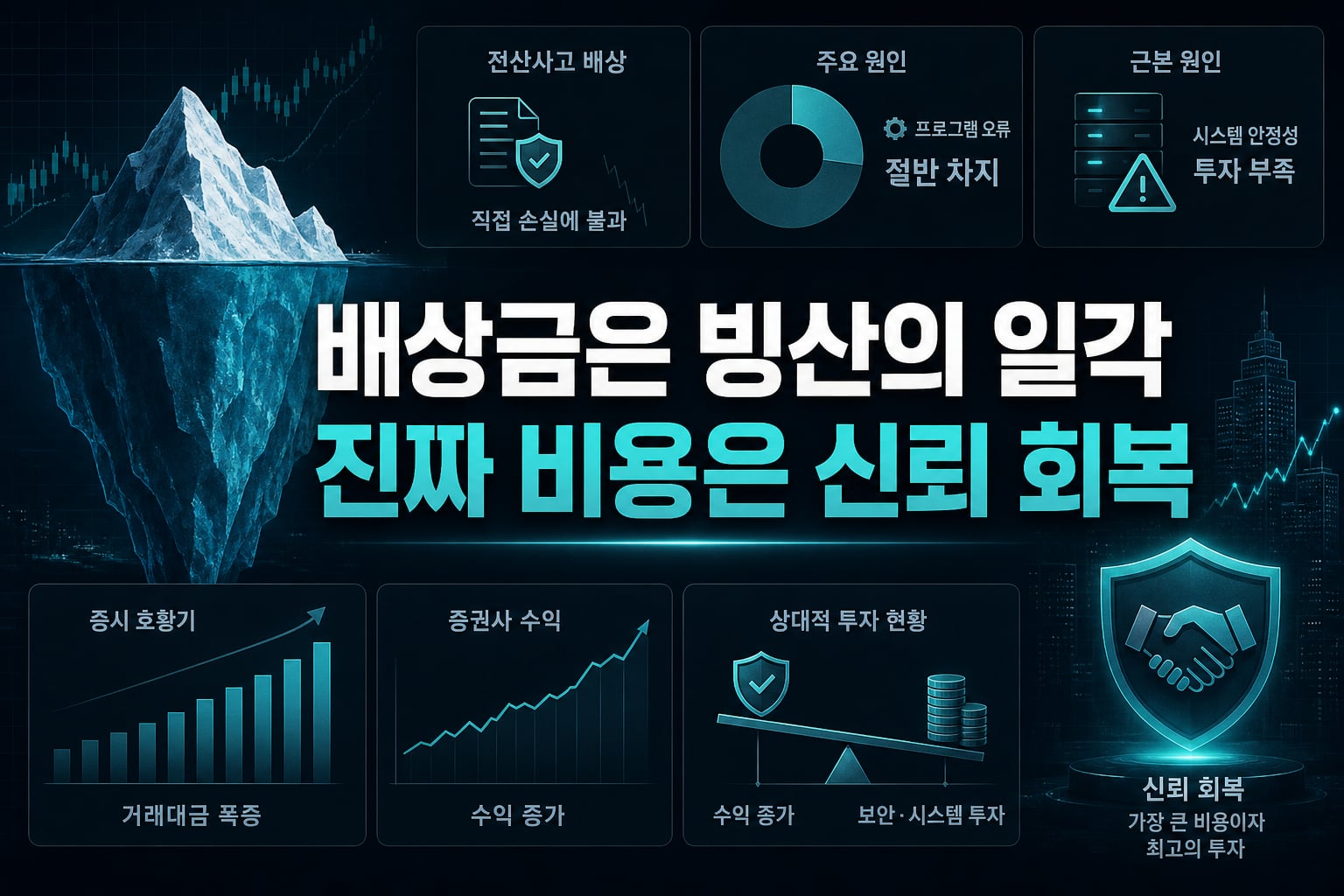 배상금은 빙산의 일각, 진짜 비용은 신뢰 회복
