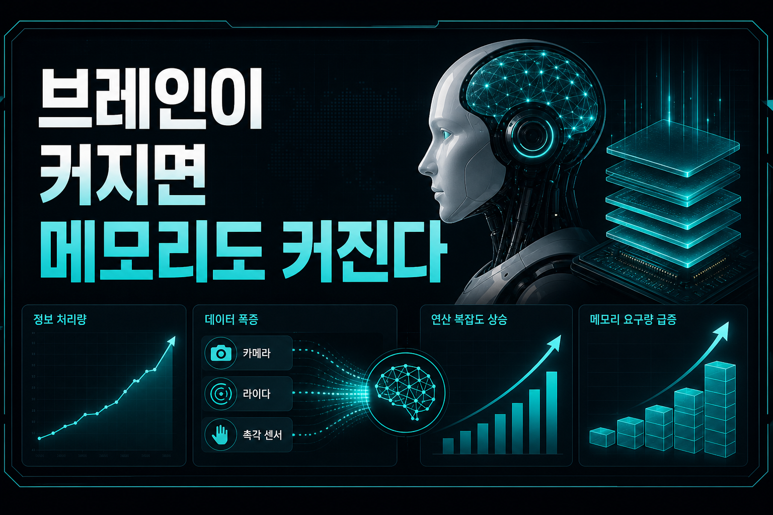 브레인이 커지면 메모리도 커진다