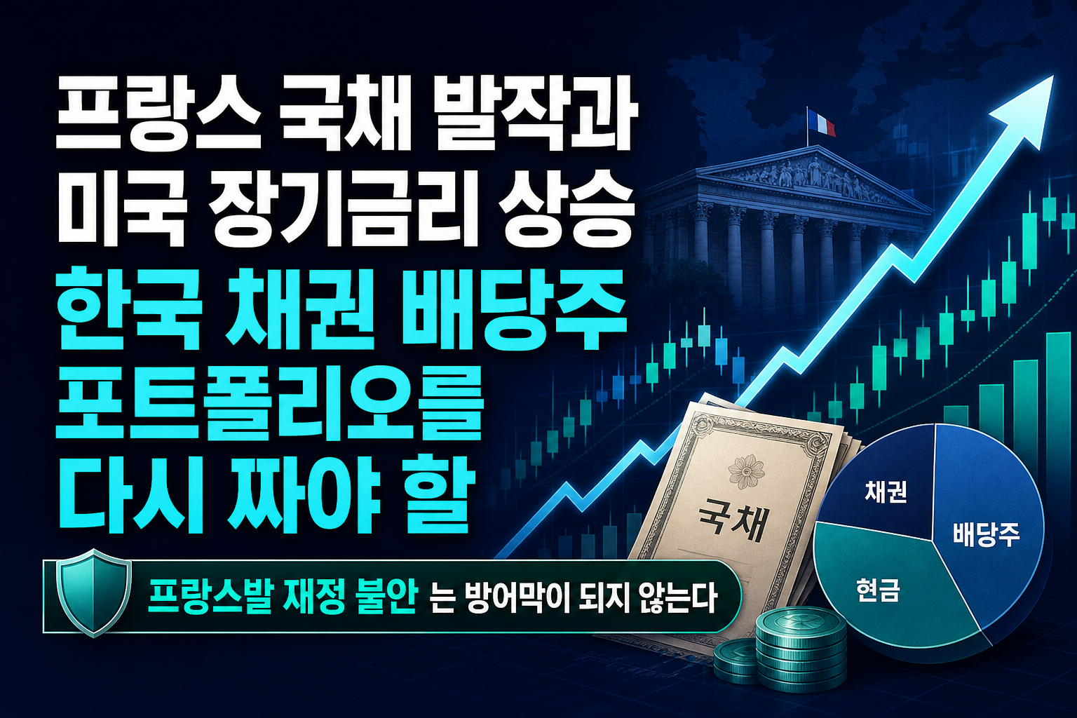프랑스 국채 발작과 미국 장기금리 상승, 한국 채권·배당주 포트폴리오를 다시 짜야 할 때