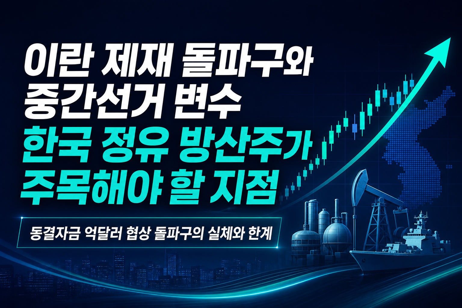 이란 제재 돌파구와 중간선거 변수, 한국 정유·방산주가 주목해야 할 지점