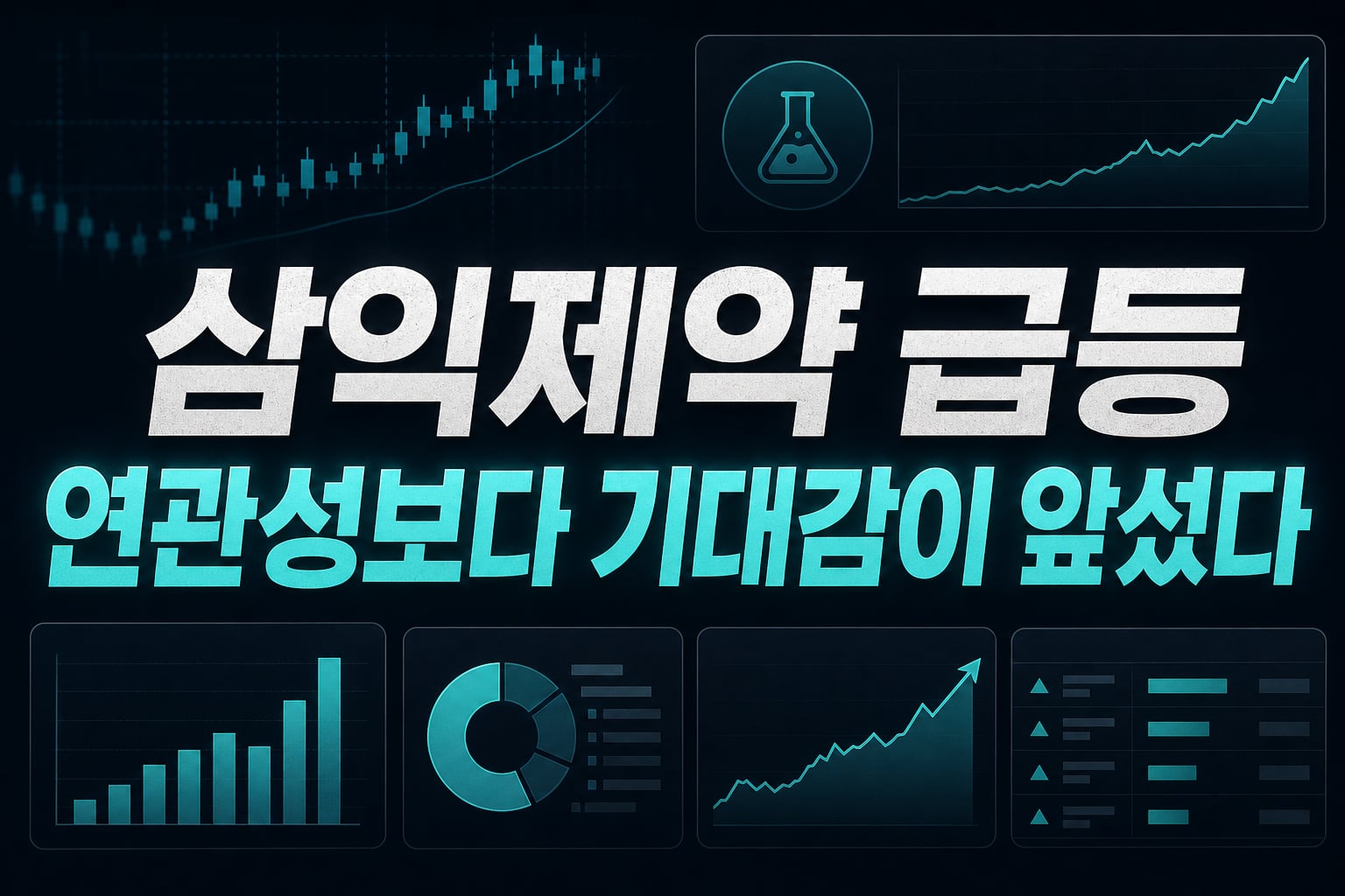 삼익제약 급등, 연관성보다 기대감이 앞섰다