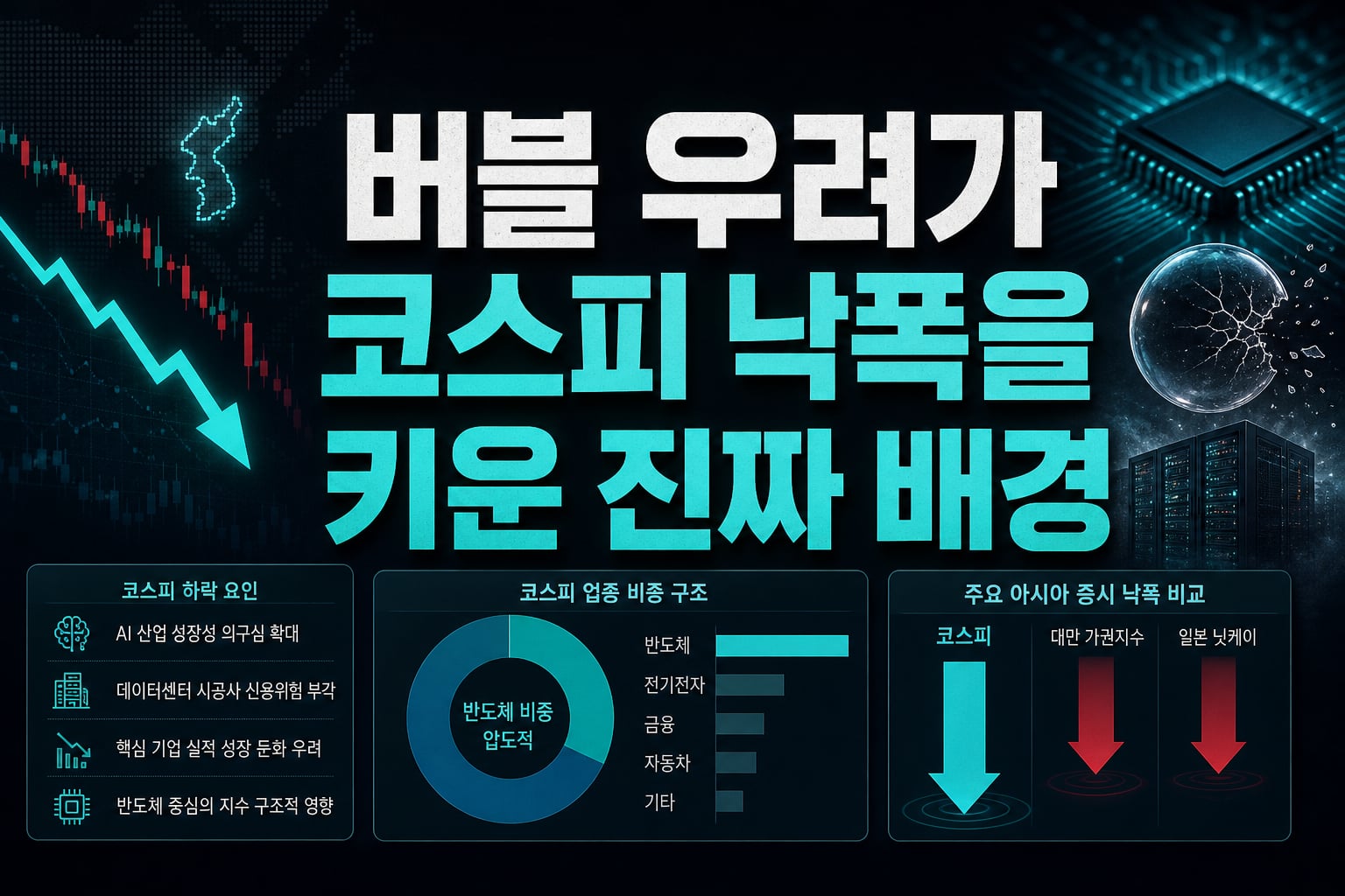 AI 버블 우려가 코스피 낙폭을 키운 진짜 배경
