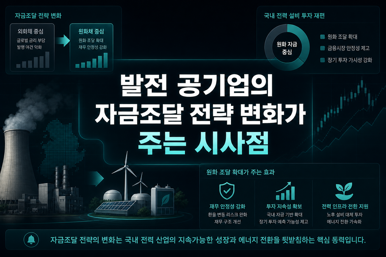 발전 공기업의 자금조달 전략 변화가 주는 시사점