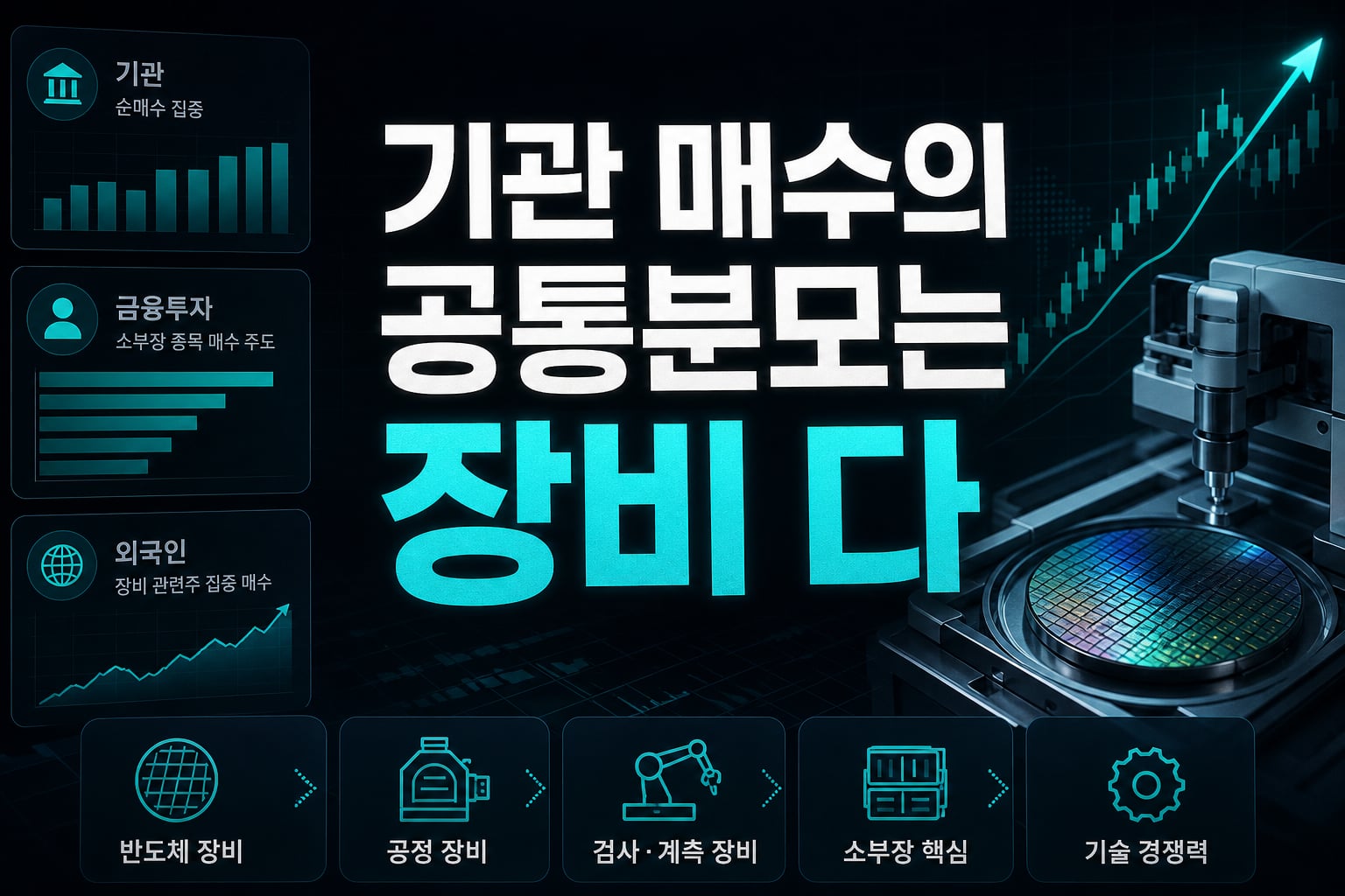 기관 매수의 공통분모는 '장비'다