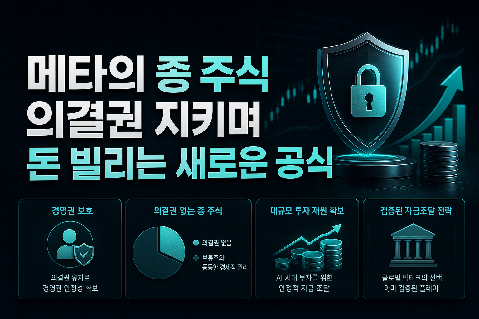메타의 C종 주식, 의결권 지키며 돈 빌리는 새로운 공식