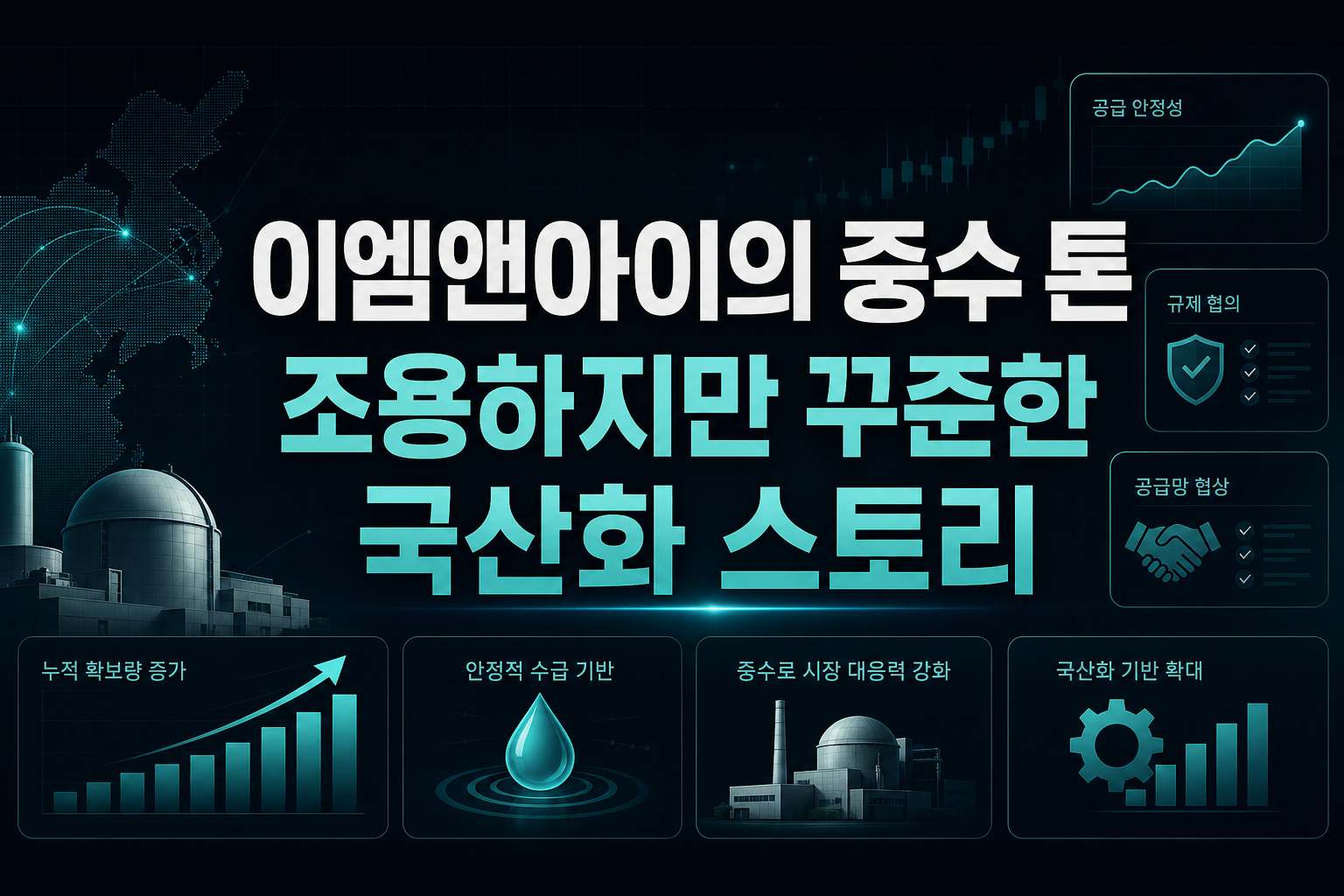 이엠앤아이의 중수 8톤, 조용하지만 꾸준한 국산화 스토리