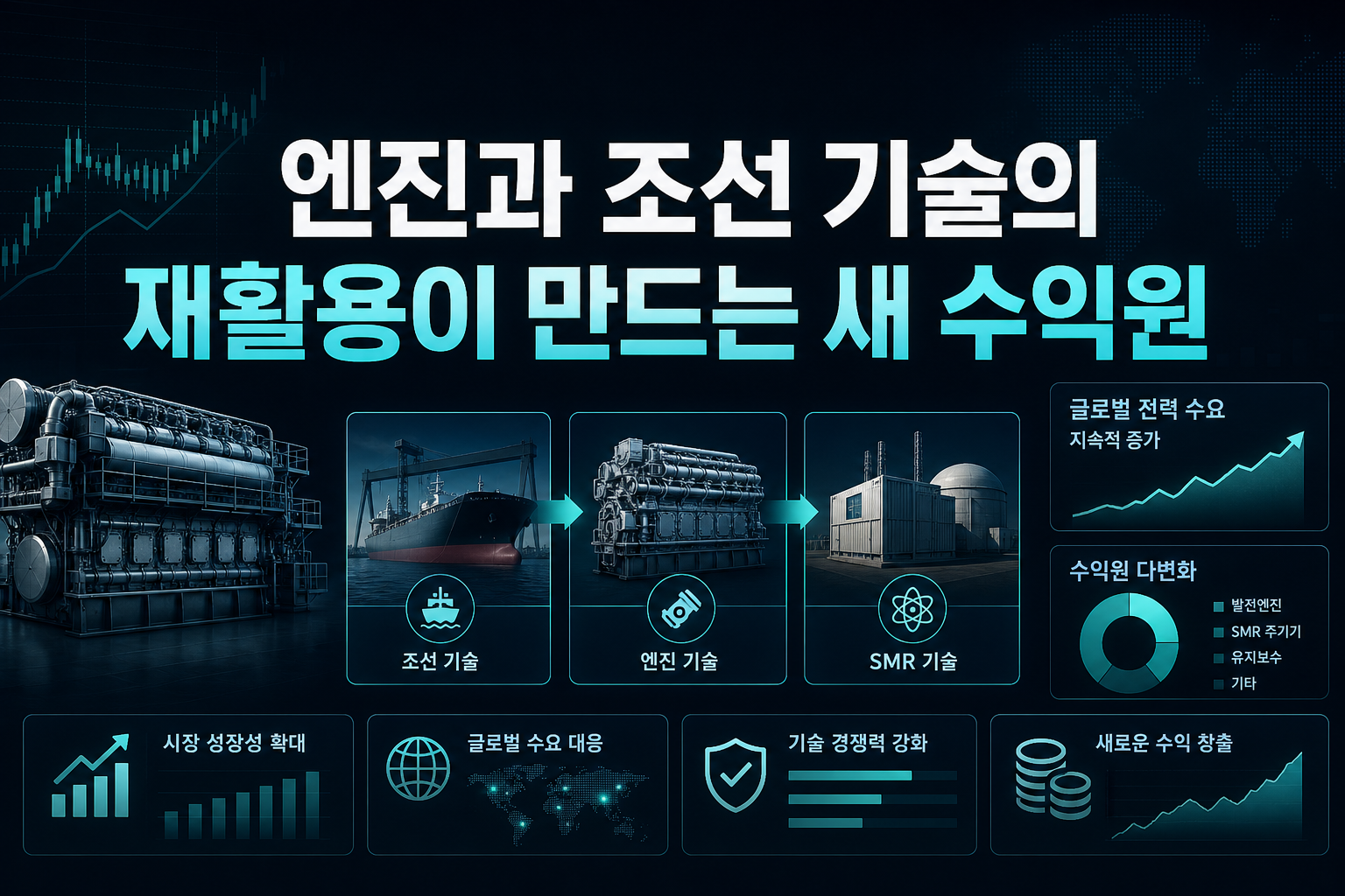 엔진과 SMR, 조선 기술의 재활용이 만드는 새 수익원