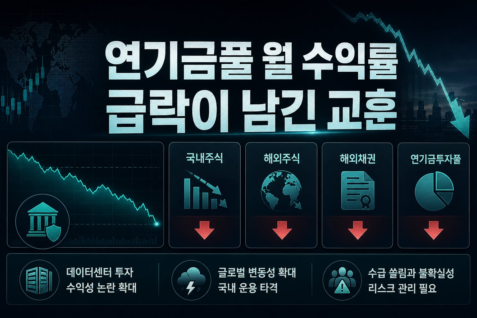 연기금풀 7월 수익률 급락이 남긴 교훈