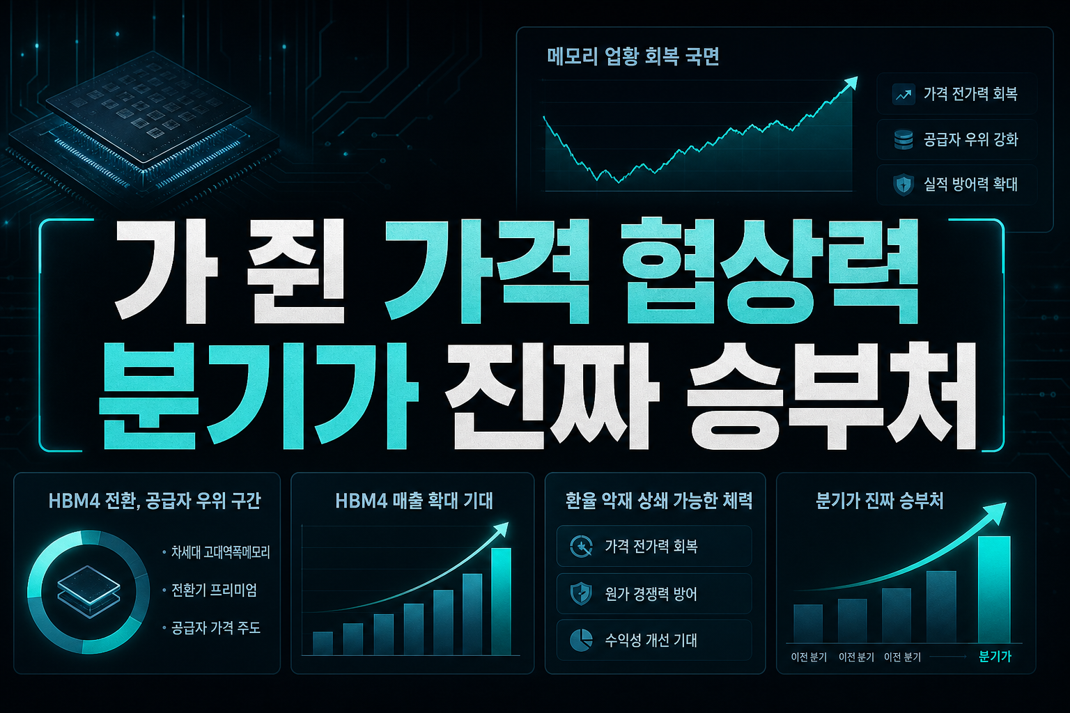 HBM4가 쥔 가격 협상력, 4분기가 진짜 승부처