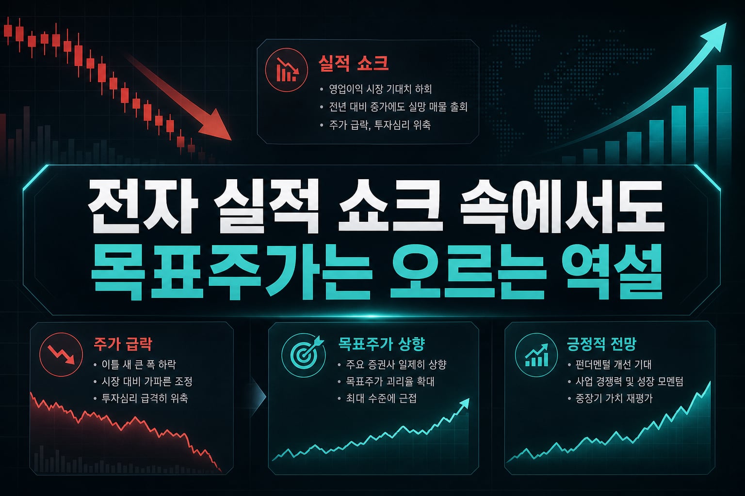 LG전자, 실적 쇼크 속에서도 목표주가는 오르는 역설