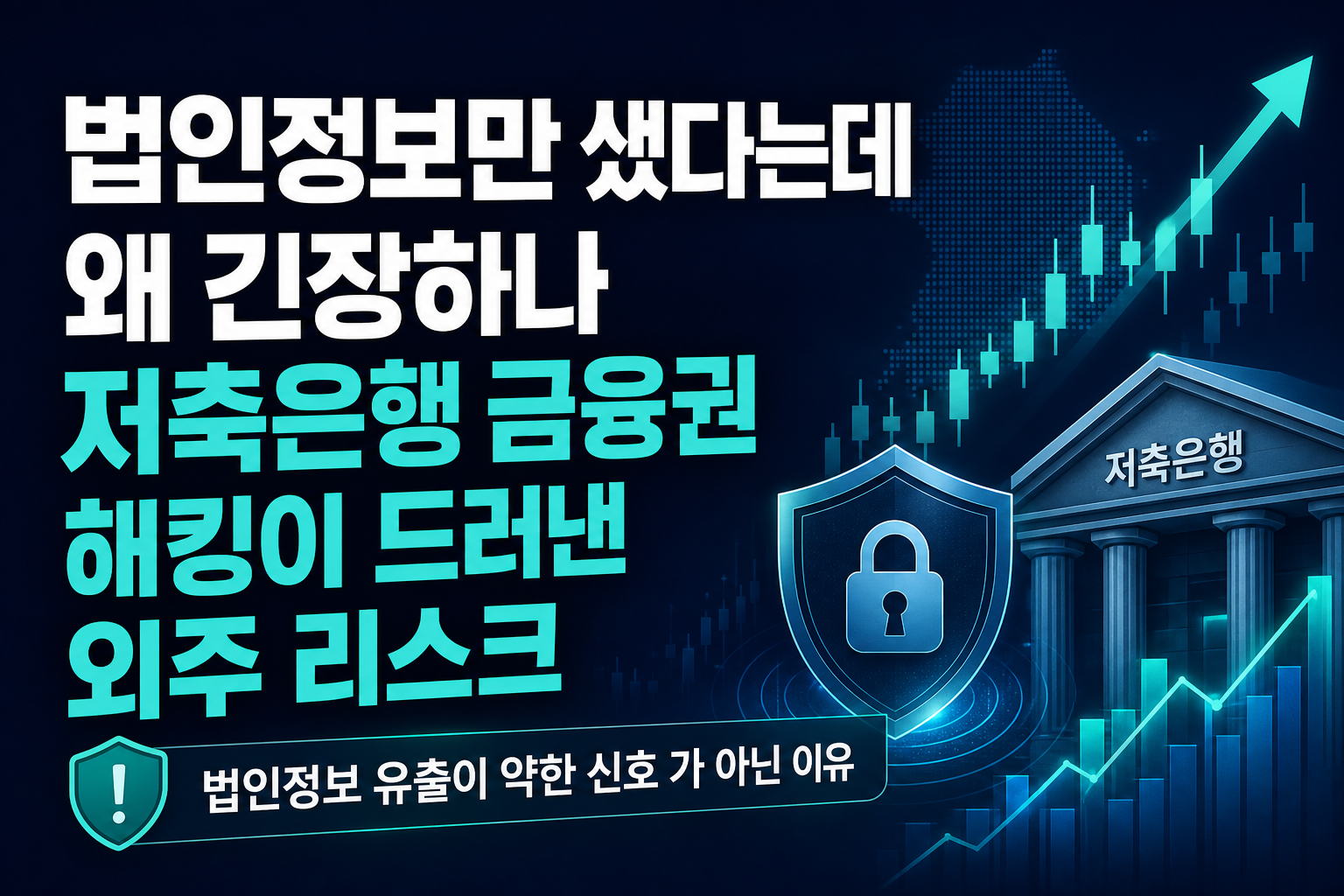 법인정보만 샜다는데 왜 긴장하나…저축은행·2금융권 해킹이 드러낸 '외주 리스크'