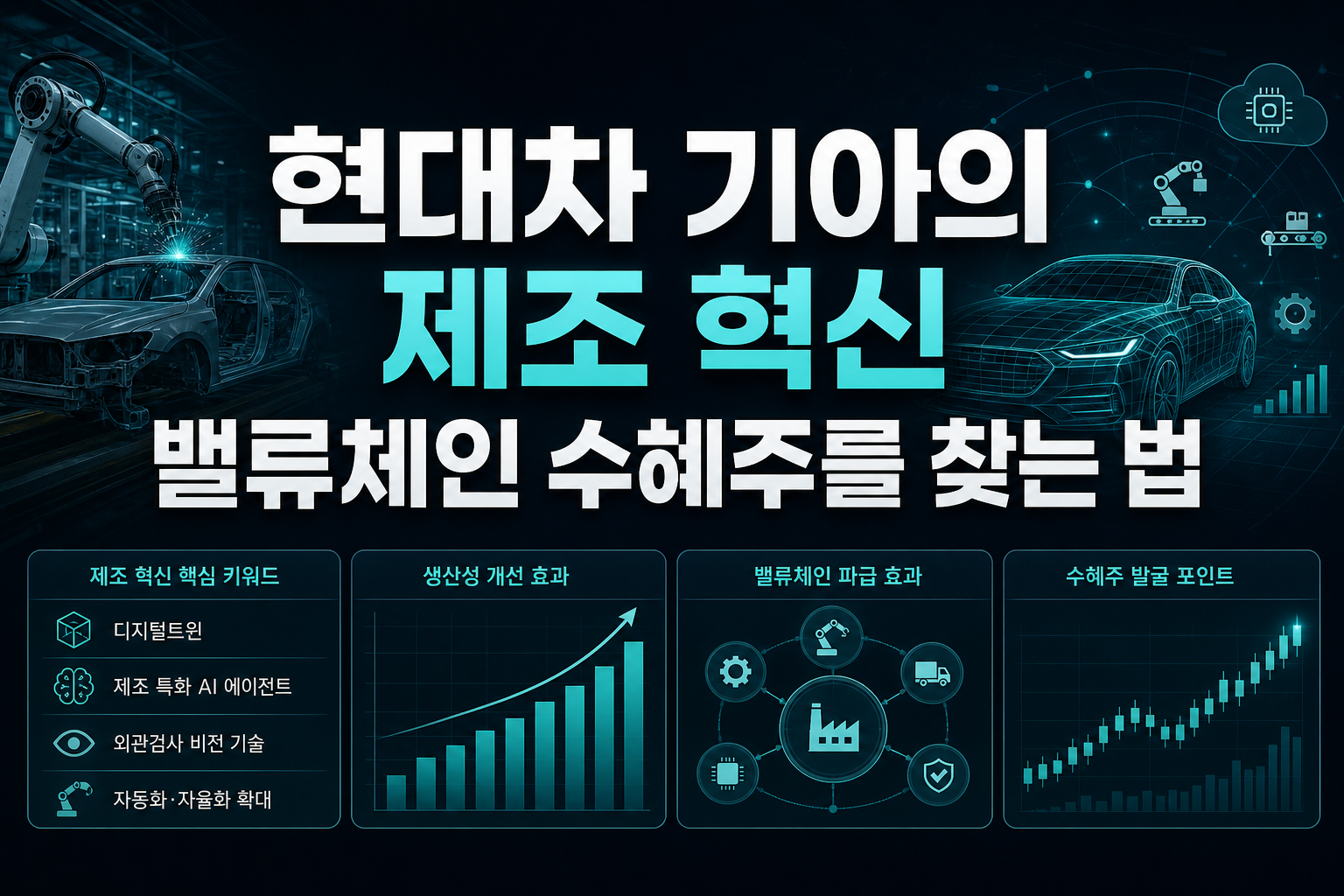 현대차·기아의 제조 혁신, 밸류체인 수혜주를 찾는 법