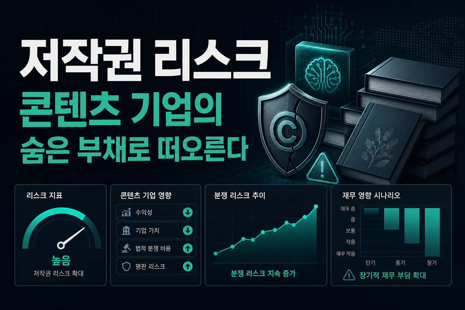AI 저작권 리스크, 콘텐츠 기업의 숨은 부채로 떠오른다