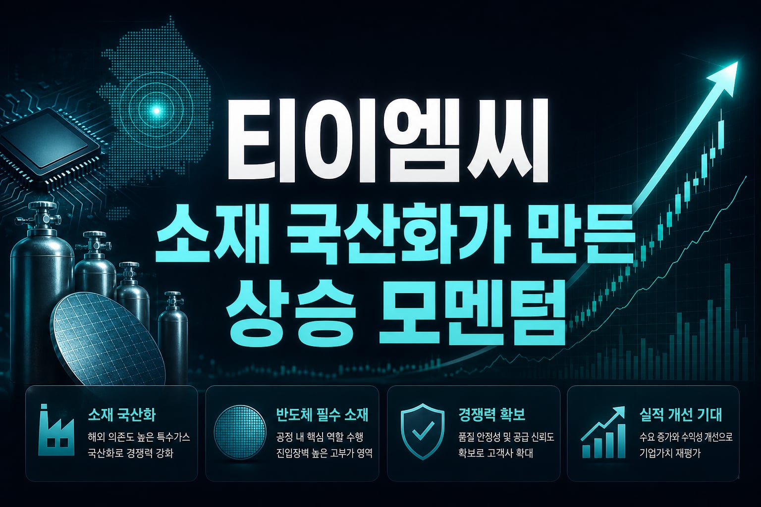 티이엠씨, 소재 국산화가 만든 상승 모멘텀