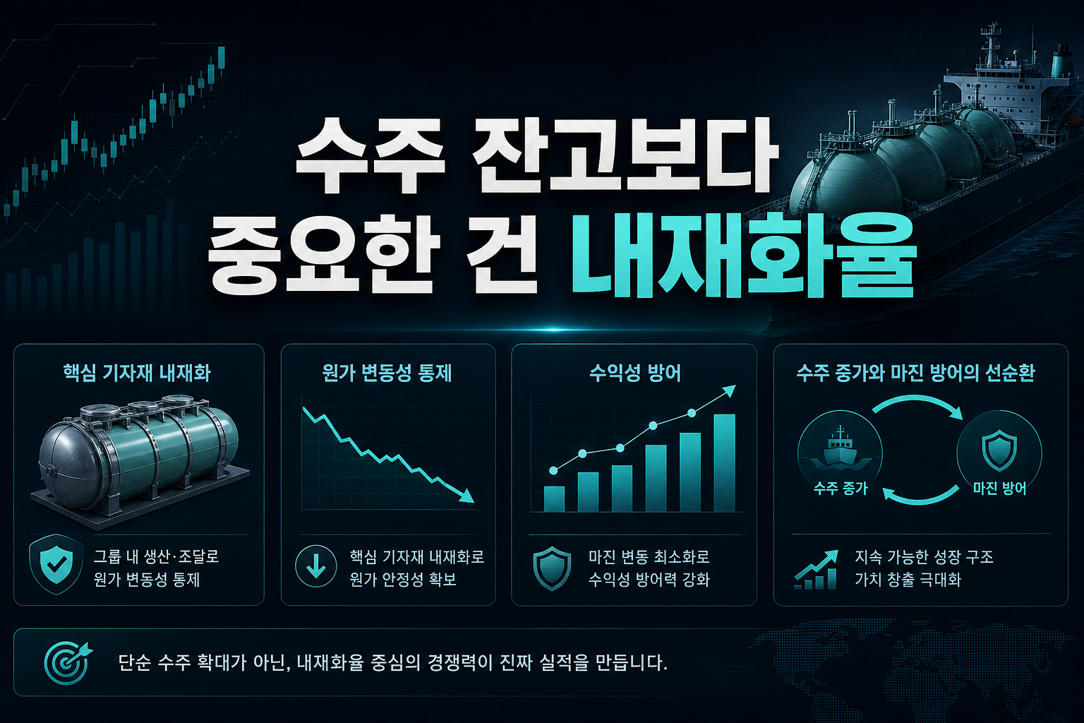 수주 잔고보다 중요한 건 '내재화율'