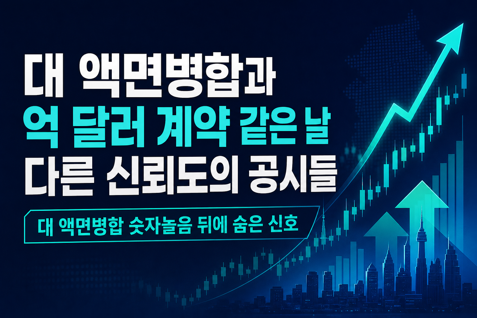 400대1 액면병합과 4억 달러 AI 계약, 같은 날 다른 신뢰도의 공시들