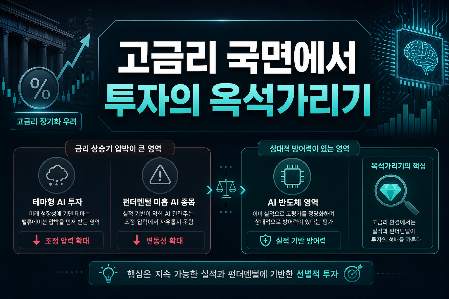고금리 국면에서 AI 투자의 옥석가리기