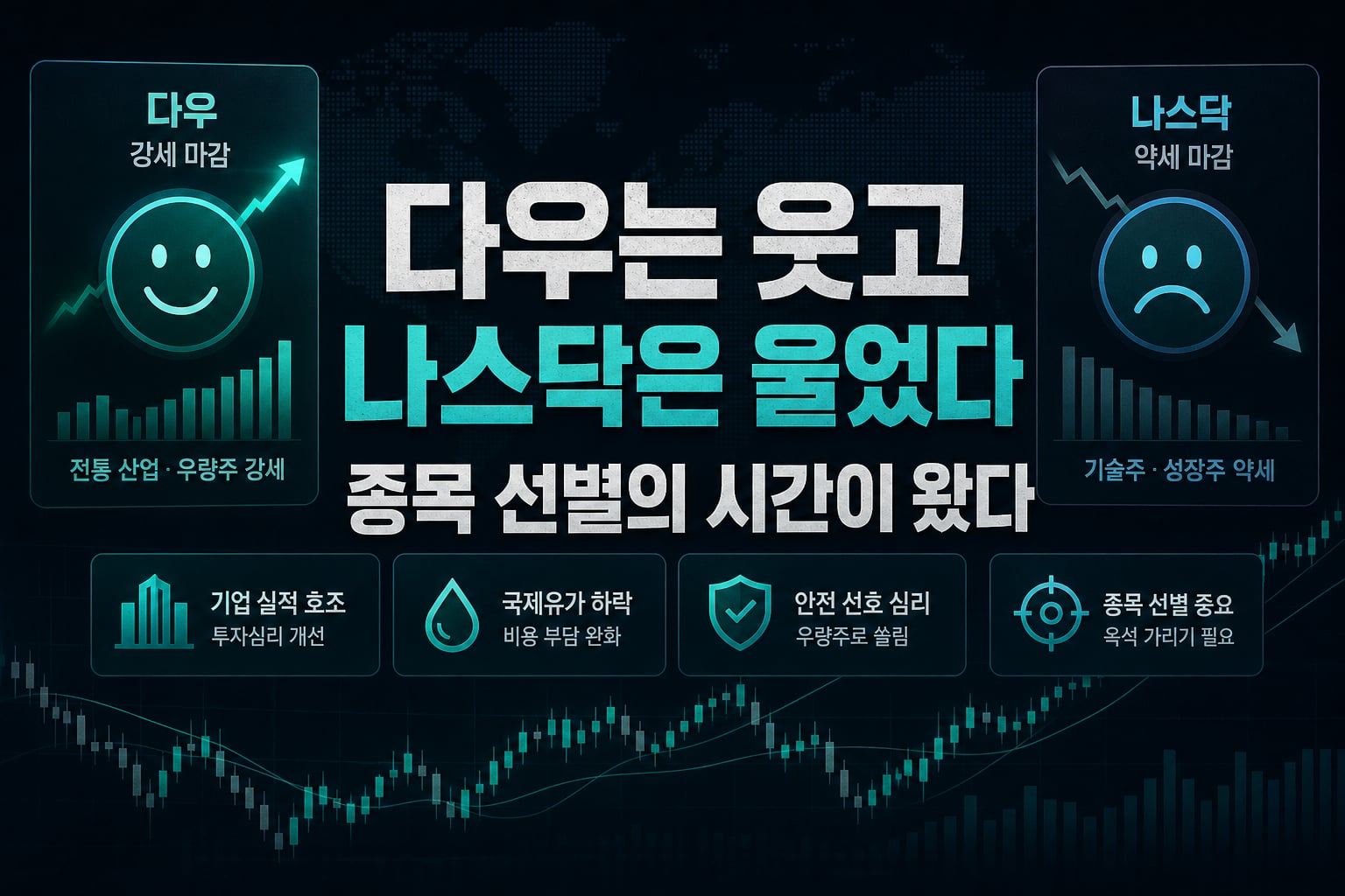다우는 웃고 나스닥은 울었다, 종목 선별의 시간이 왔다