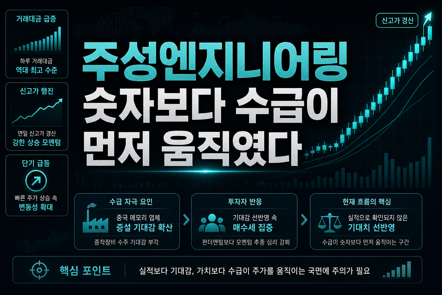 주성엔지니어링, 숫자보다 수급이 먼저 움직였다