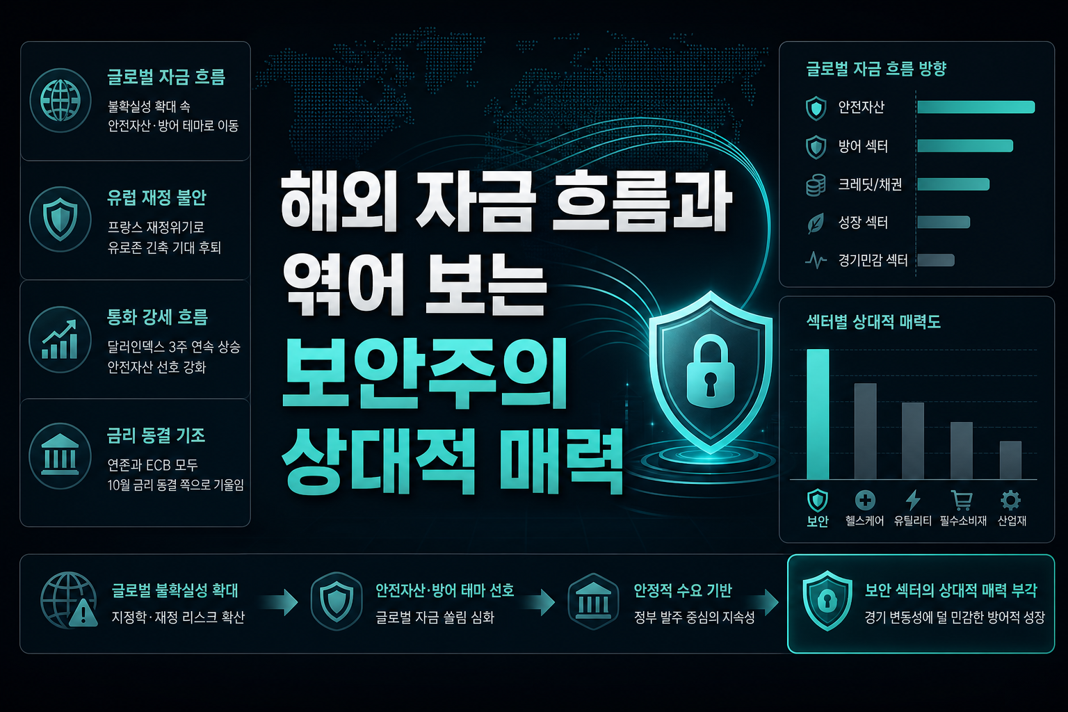 해외 자금 흐름과 엮어 보는 보안주의 상대적 매력