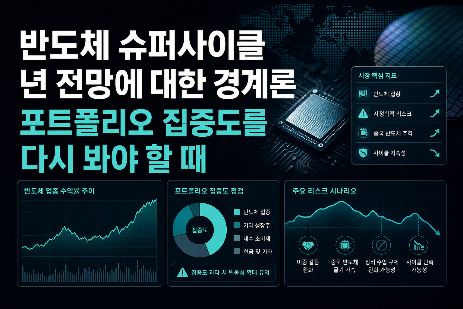 반도체 슈퍼사이클 '10년' 전망에 대한 경계론, 포트폴리오 집중도를 다시 봐야 할 때
