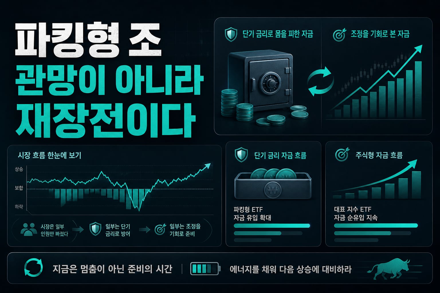 파킹형 ETF 1.2조, 관망이 아니라 재장전이다