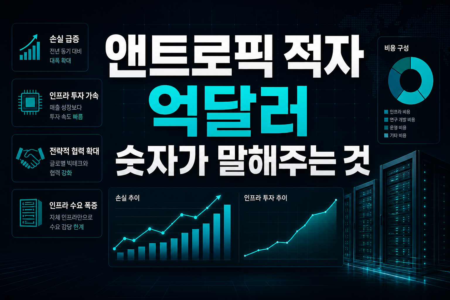앤트로픽 적자 800억달러, 숫자가 말해주는 것