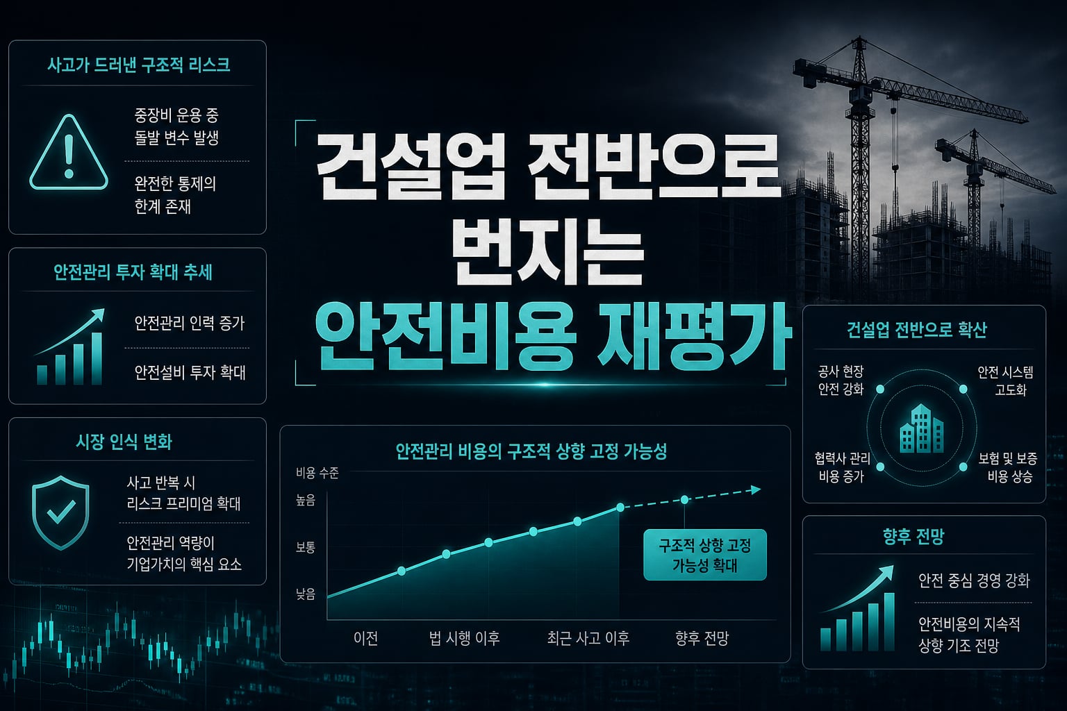 건설업 전반으로 번지는 안전비용 재평가