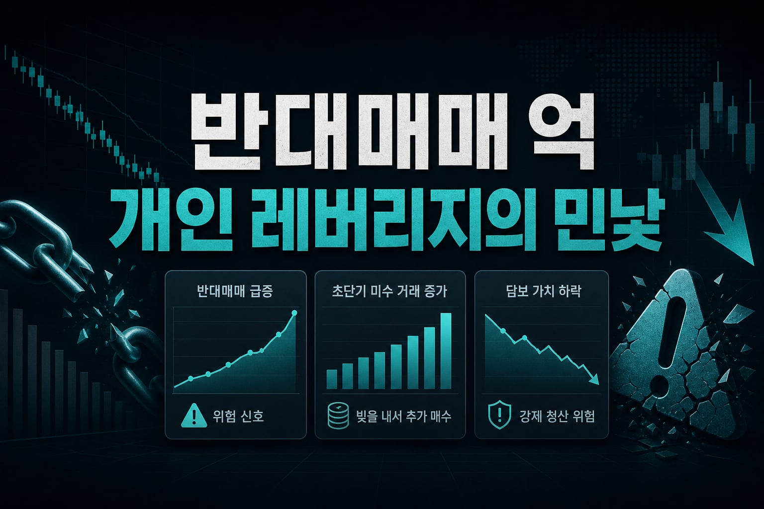 반대매매 900억, 개인 레버리지의 민낯