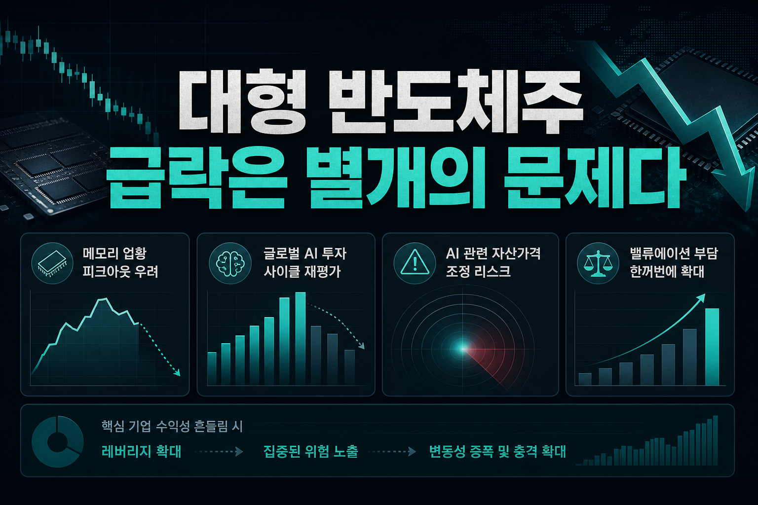 대형 반도체주 급락은 별개의 문제다