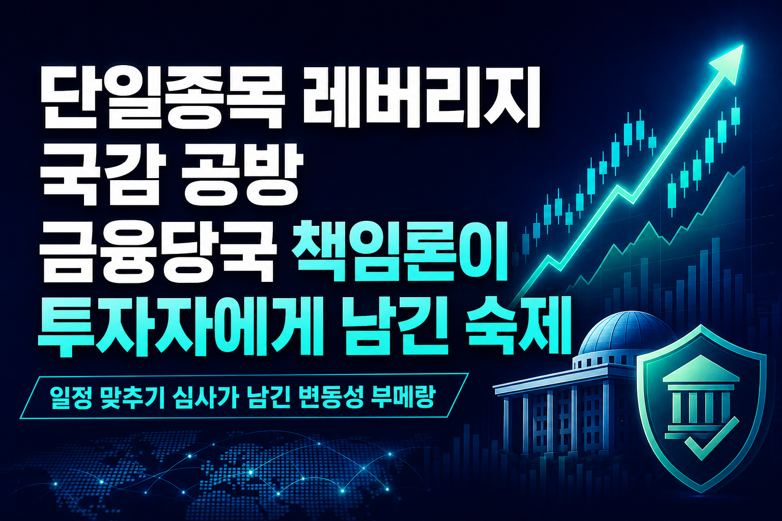 단일종목 레버리지 ETF 국감 공방, 금융당국 책임론이 투자자에게 남긴 숙제