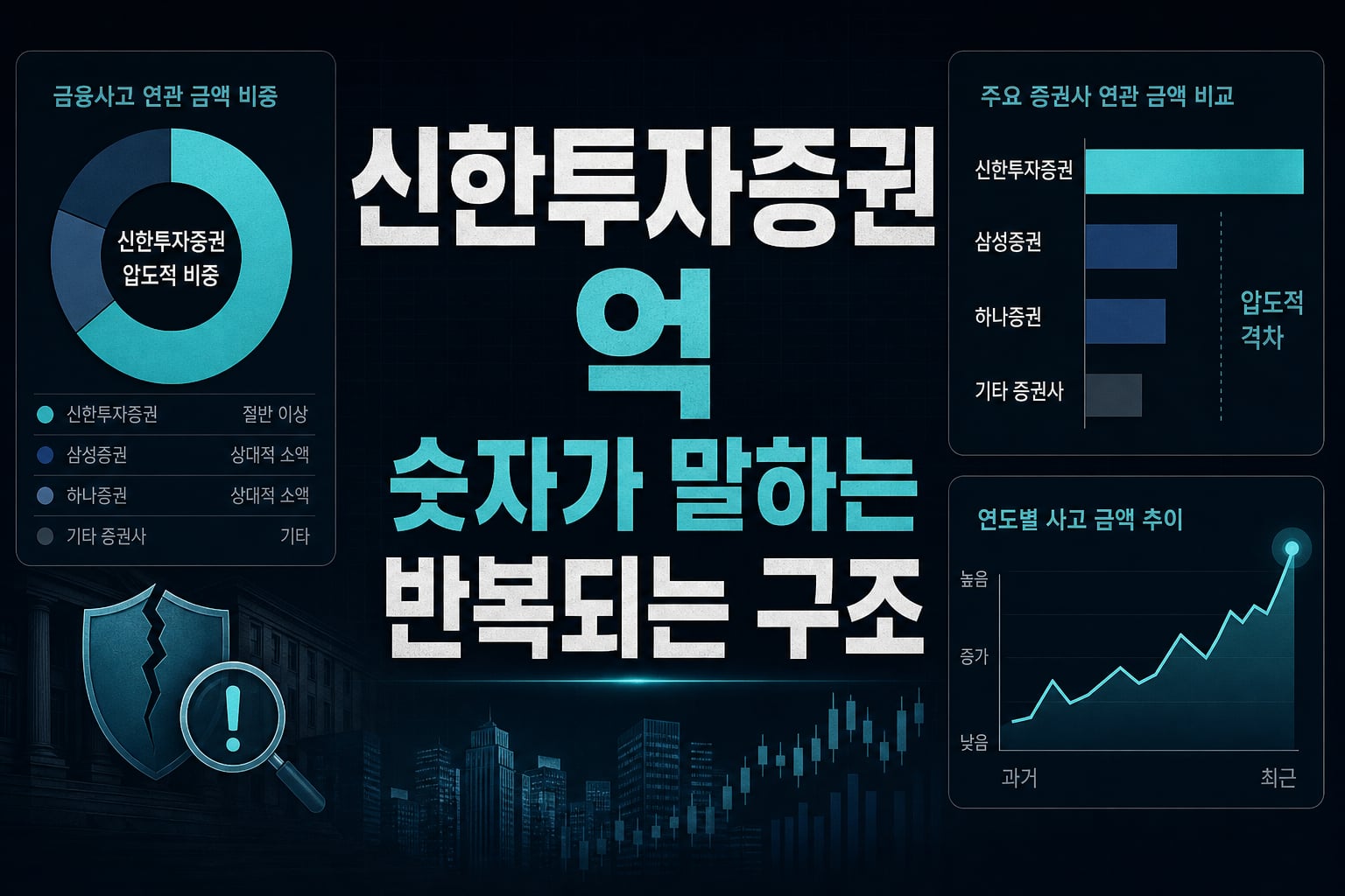 신한투자증권 1525억, 숫자가 말하는 반복되는 구조