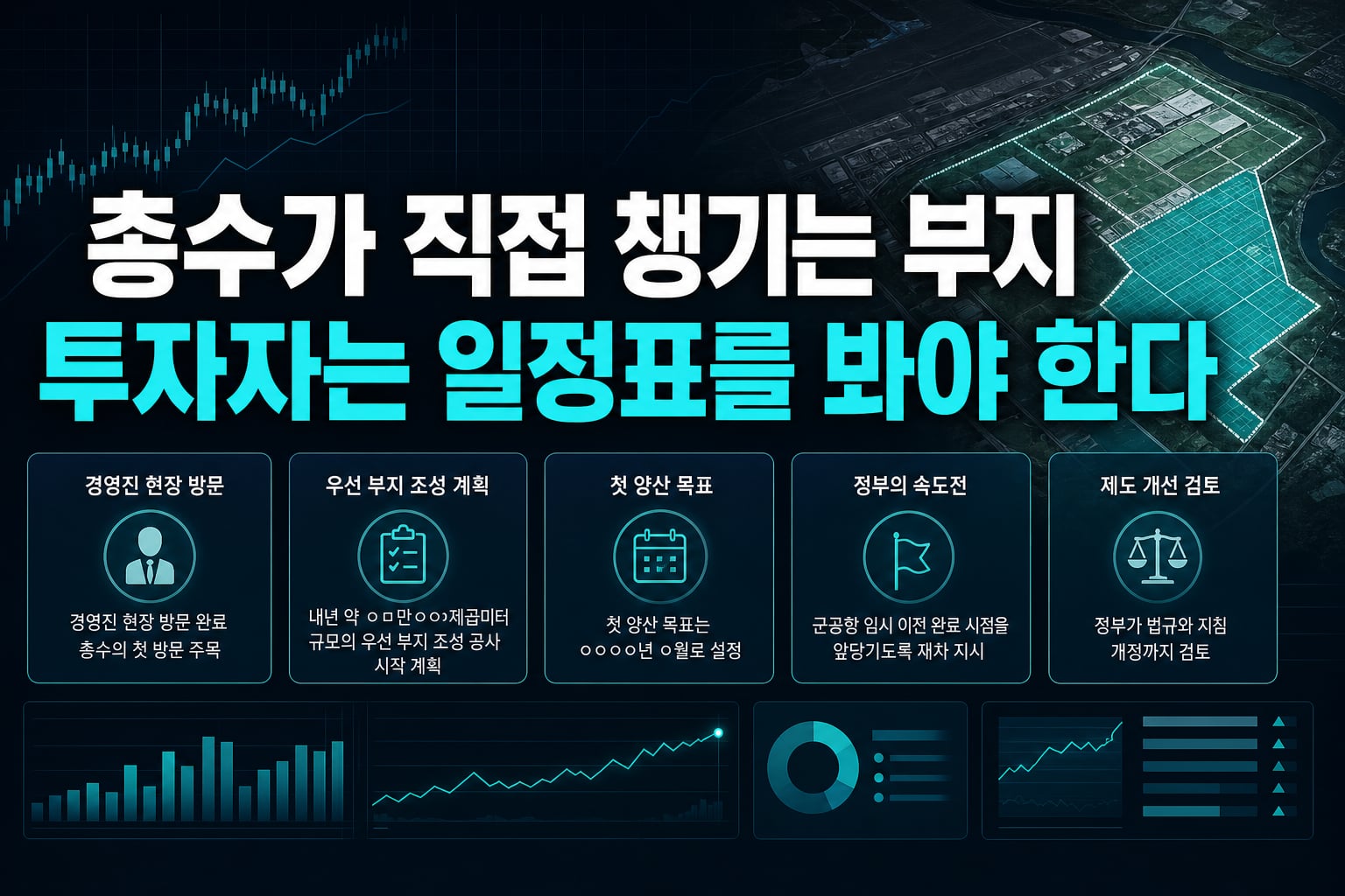 총수가 직접 챙기는 부지, 투자자는 일정표를 봐야 한다