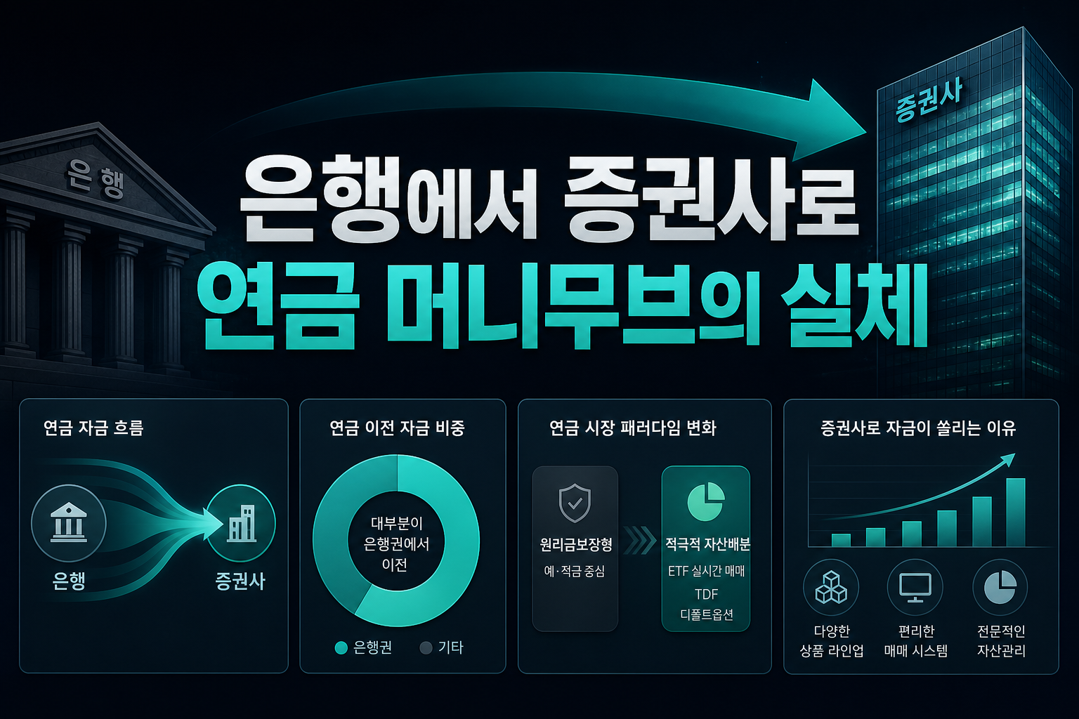 은행에서 증권사로, 연금 머니무브의 실체