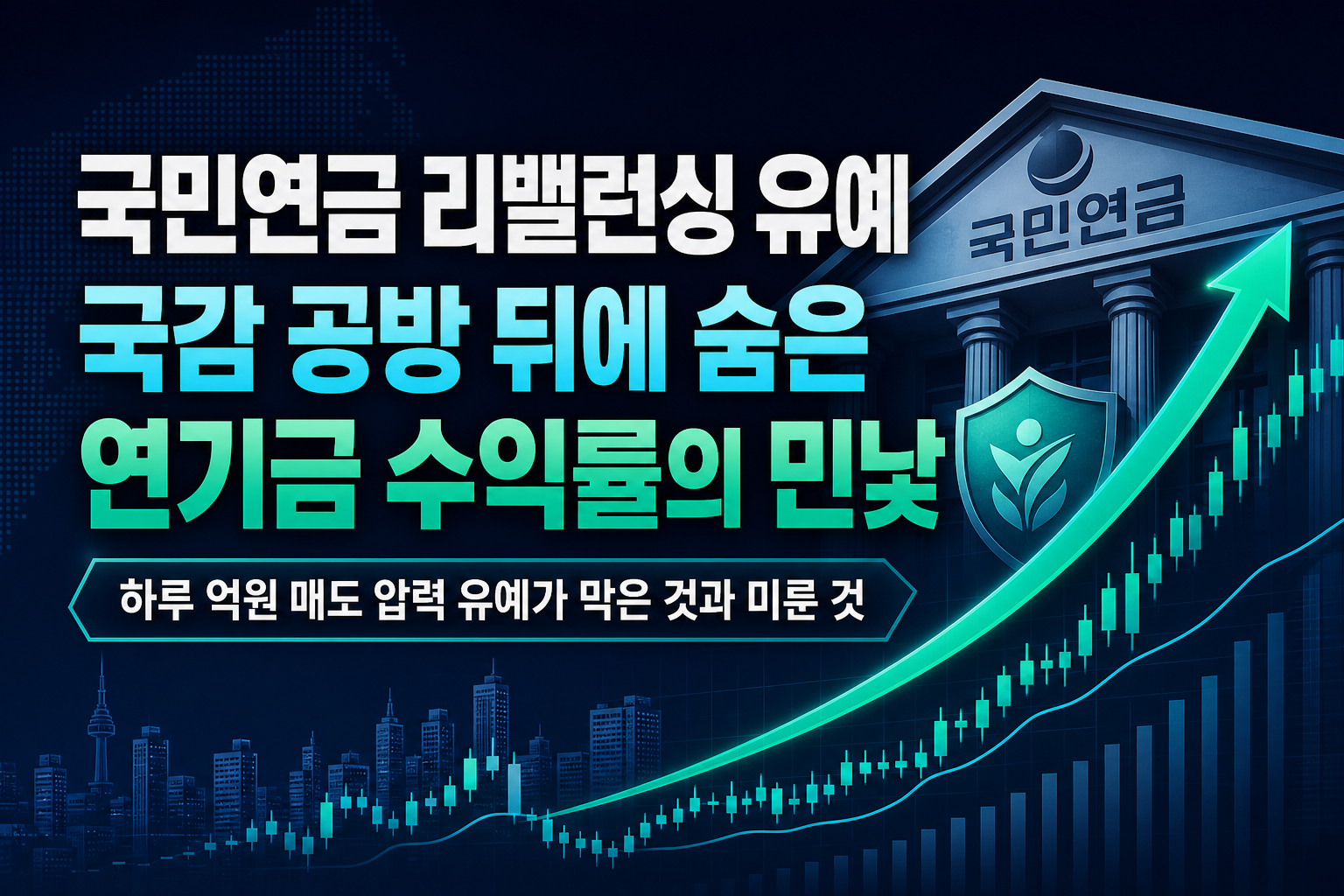국민연금 리밸런싱 유예, 국감 공방 뒤에 숨은 연기금 수익률의 민낯