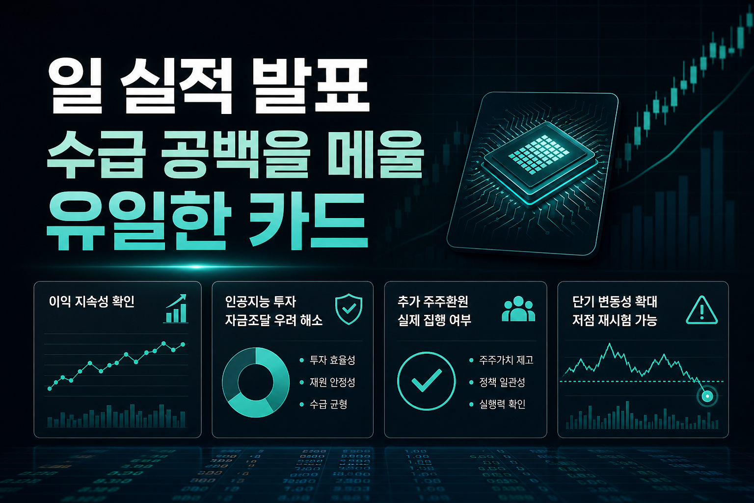 28일 실적 발표, 수급 공백을 메울 유일한 카드