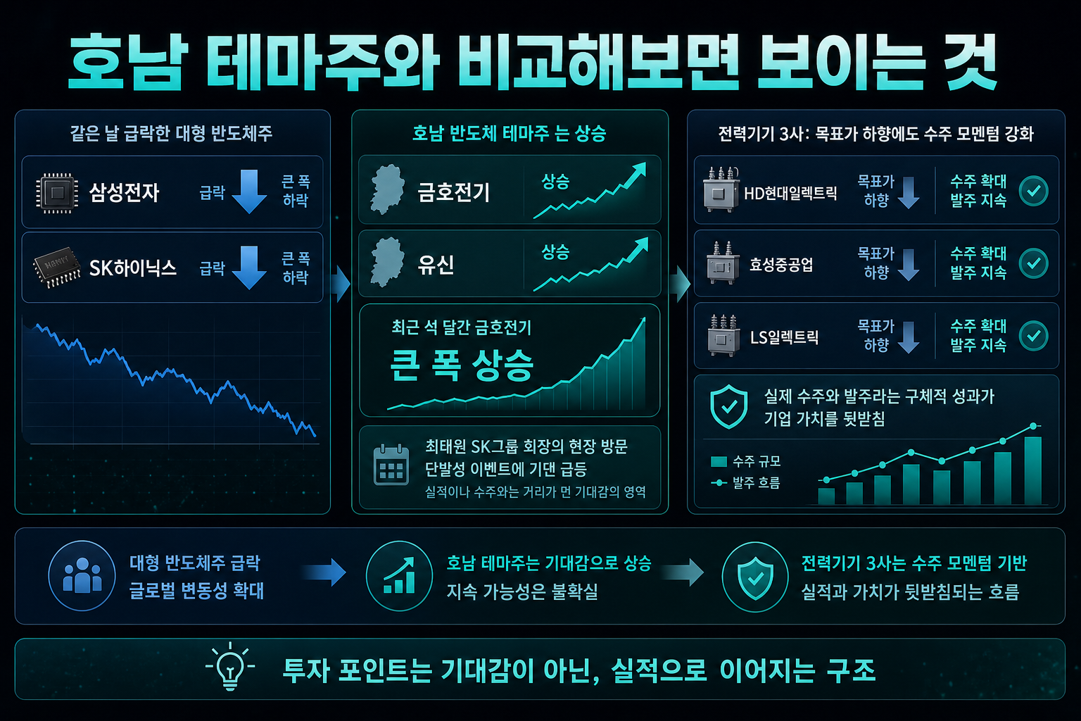 호남 테마주와 비교해보면 보이는 것
