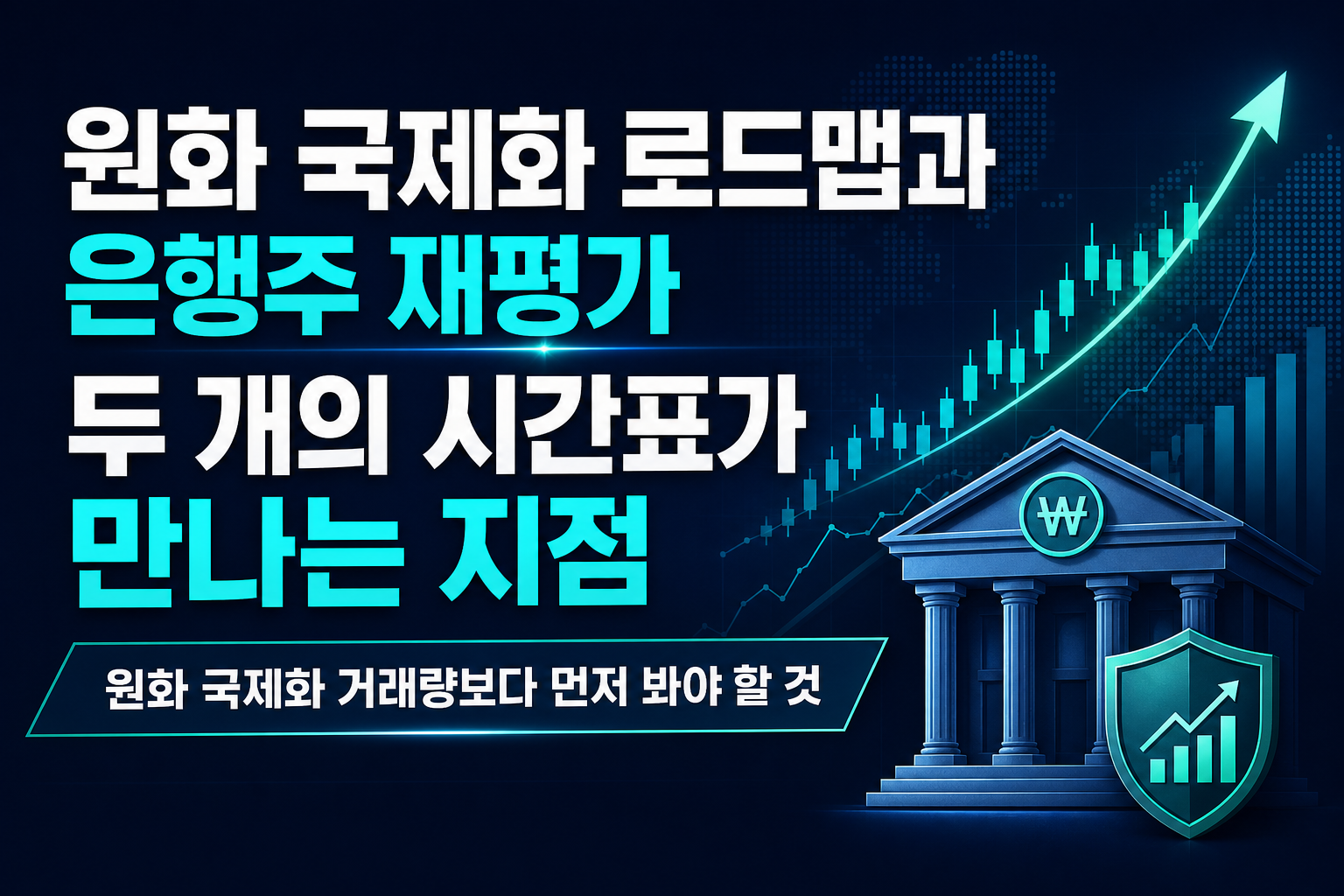 원화 국제화 로드맵과 은행주 재평가, 두 개의 시간표가 만나는 지점