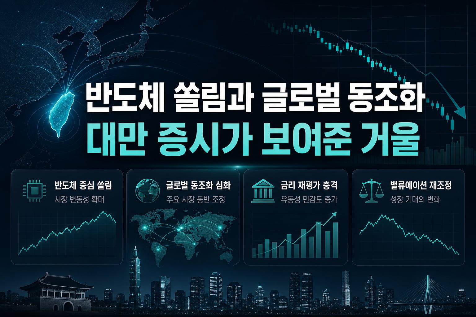 반도체 쏠림과 글로벌 동조화, 대만 증시가 보여준 거울