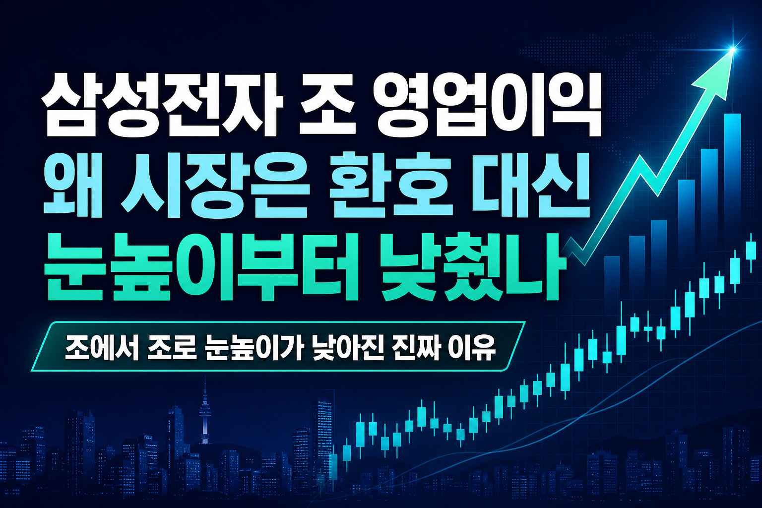 삼성전자 100조 영업이익, 왜 시장은 환호 대신 눈높이부터 낮췄나