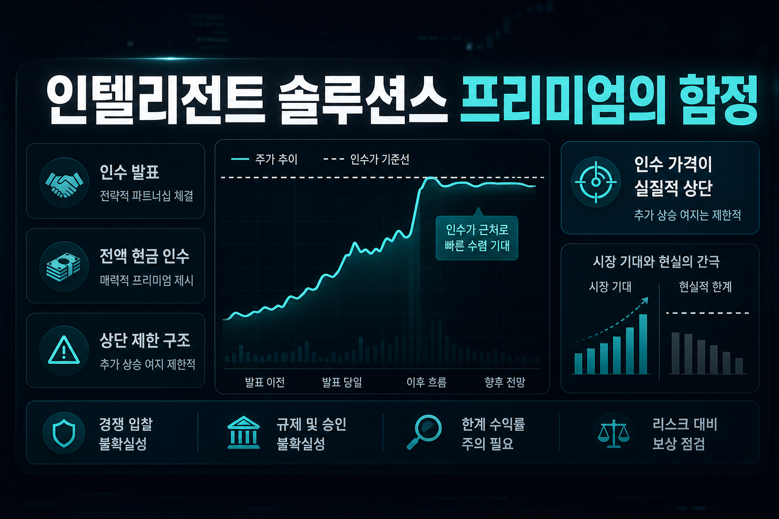 CCC 인텔리전트 솔루션스, 44% 프리미엄의 함정
