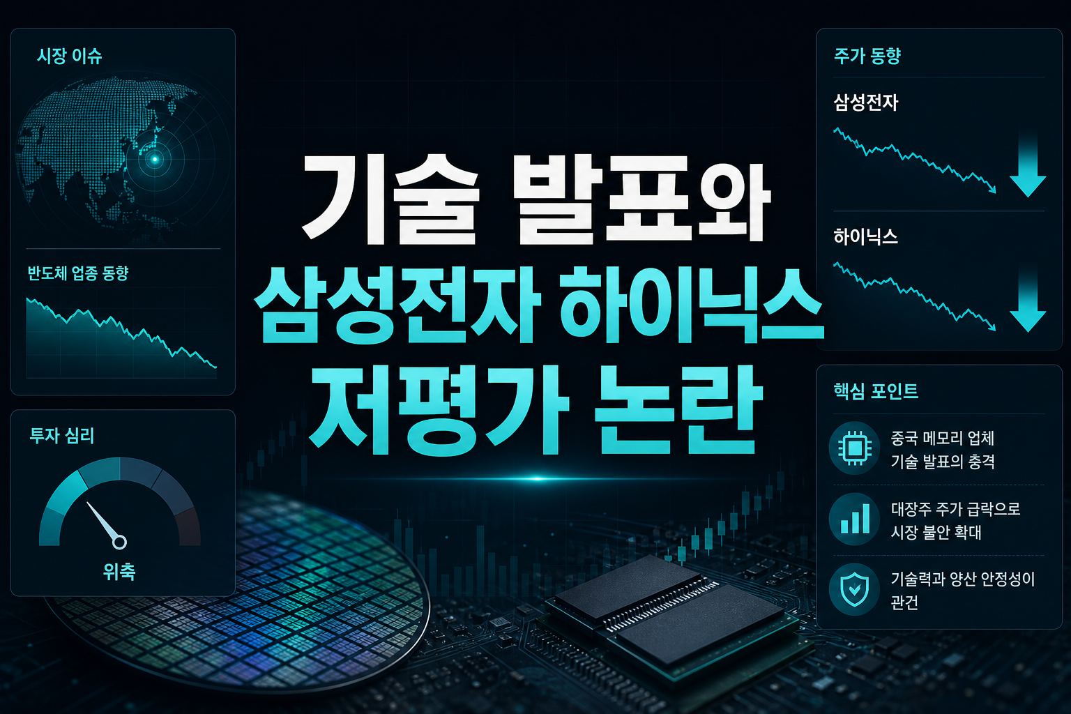 CXMT 기술 발표와 삼성전자·SK하이닉스 저평가 논란
