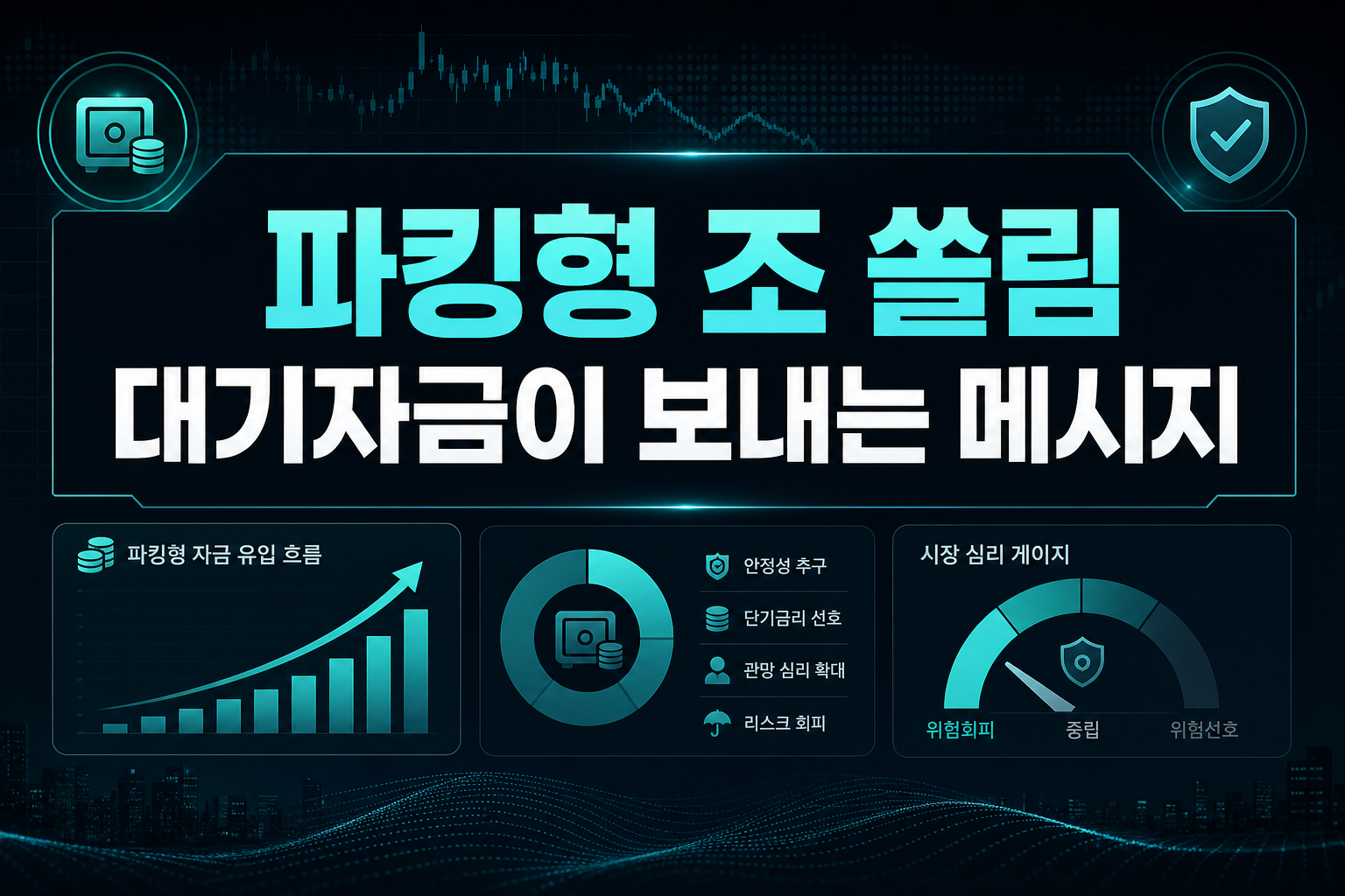 파킹형 ETF 1.2조 쏠림, 대기자금이 보내는 메시지
