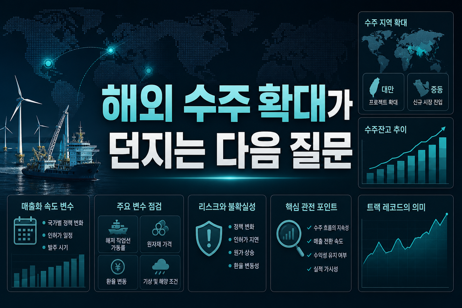 해외 수주 확대가 던지는 다음 질문