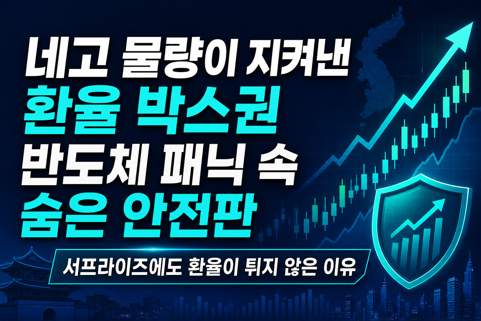 네고 물량이 지켜낸 환율 박스권, 반도체 패닉 속 숨은 안전판