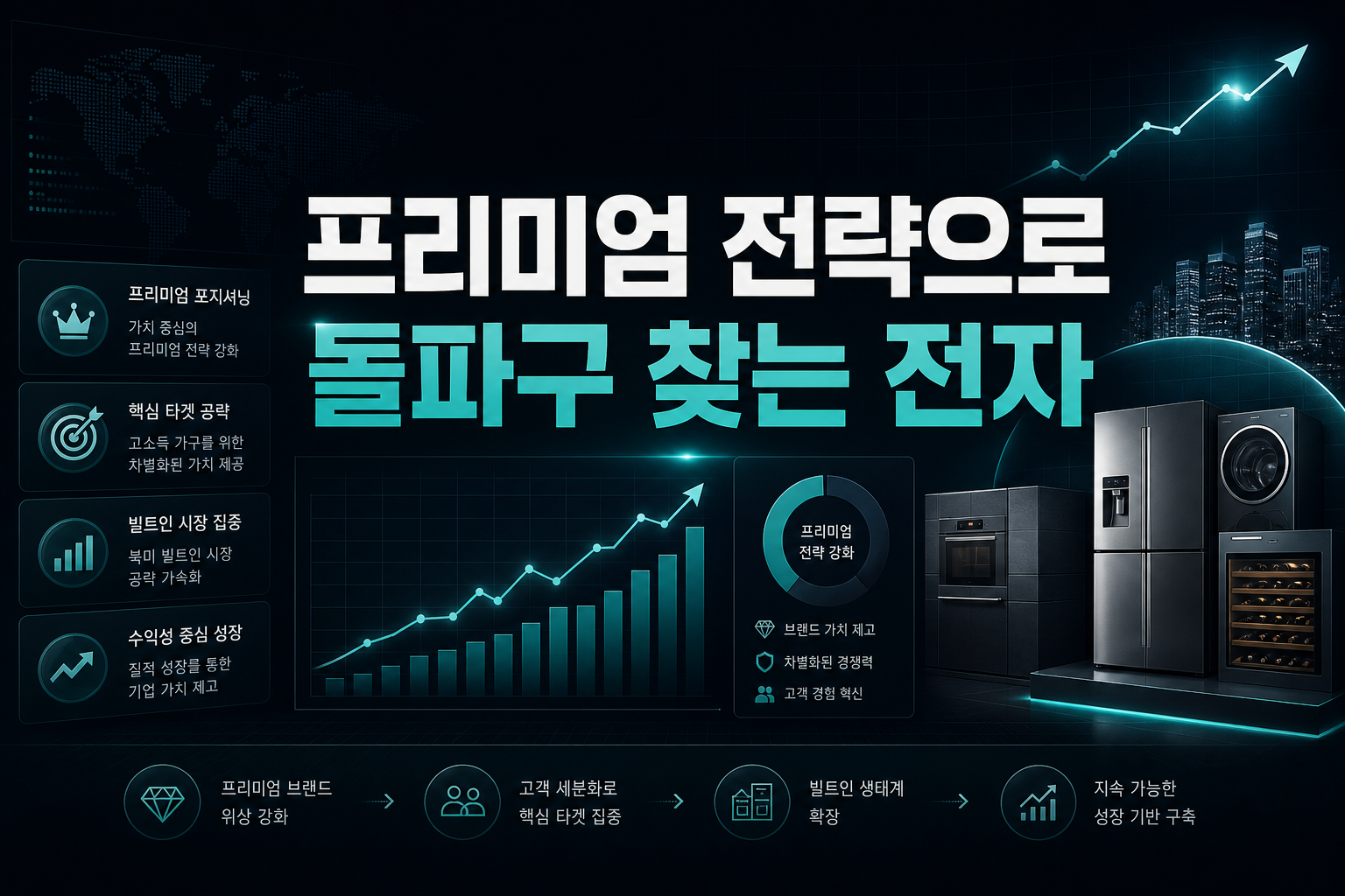 프리미엄 전략으로 돌파구 찾는 LG전자