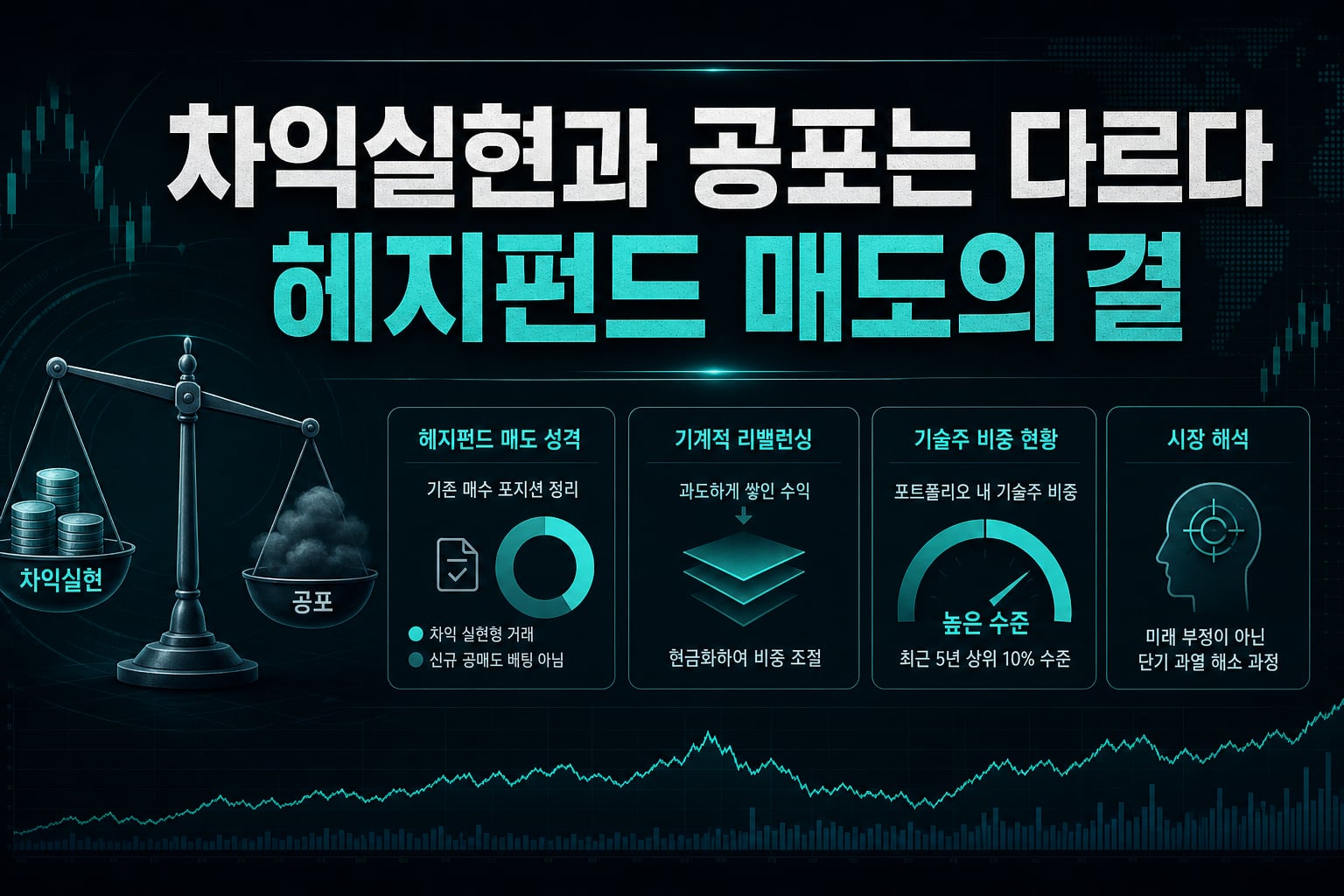 차익실현과 공포는 다르다, 헤지펀드 매도의 결