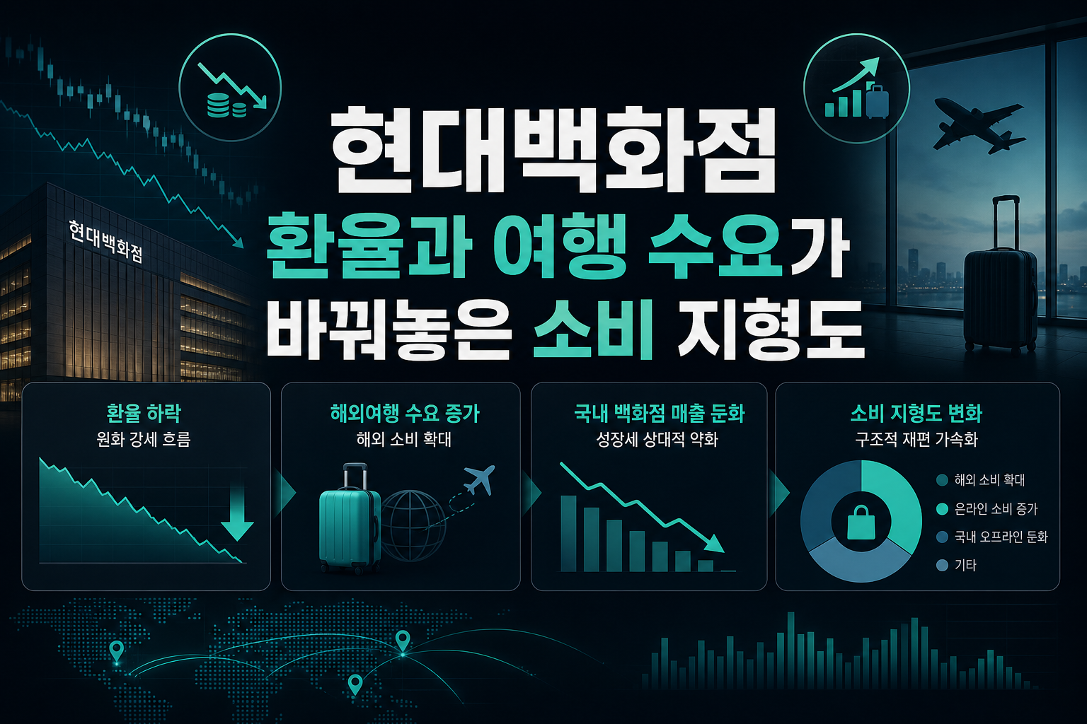 현대백화점, 환율과 여행 수요가 바꿔놓은 소비 지형도