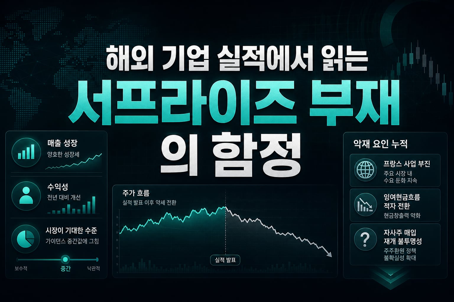 해외 기업 실적에서 읽는 '서프라이즈 부재'의 함정